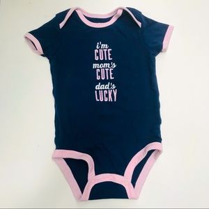 Blue and Pink bodysuit